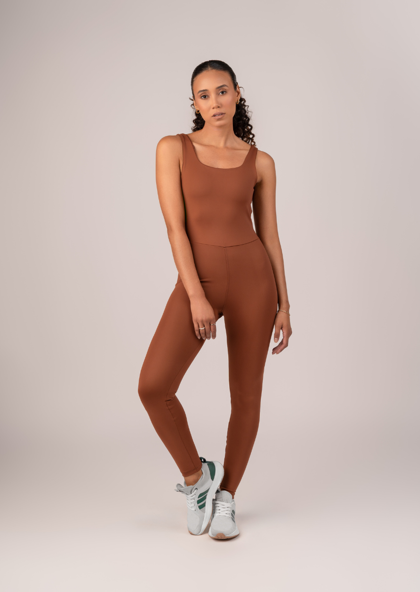 Macacão Energy Lift – Marrom Premium