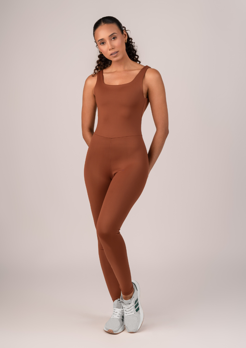 Macacão Energy Lift – Marrom Premium