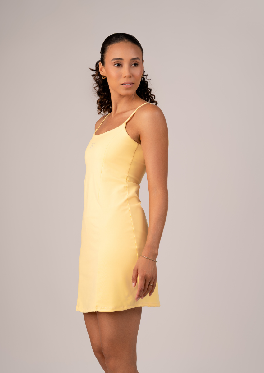 Vestido Essential Maxxi – Amarelo Claro Premium