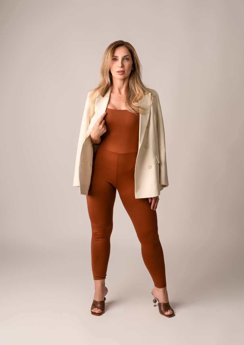 Macacão Energy Lift – Marrom Premium