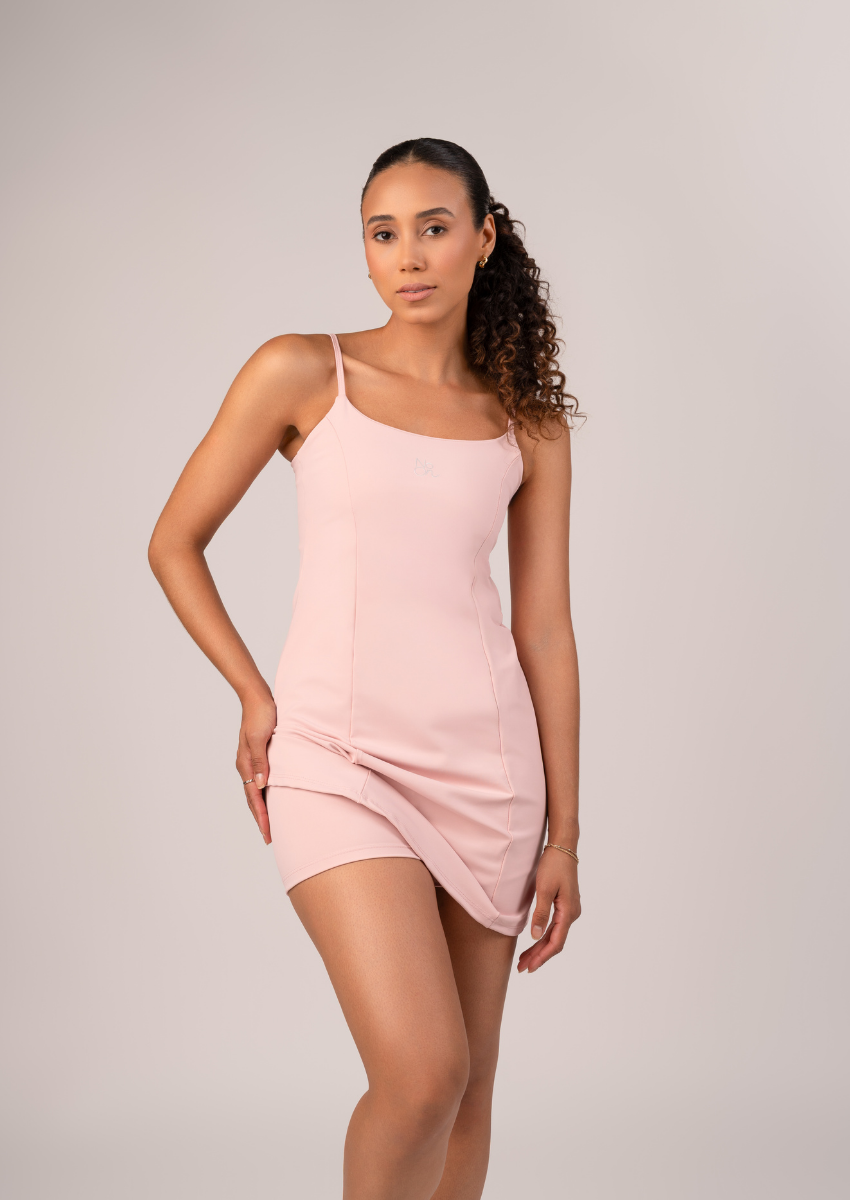 Vestido Essential Maxxi – Rosa Claro Premium