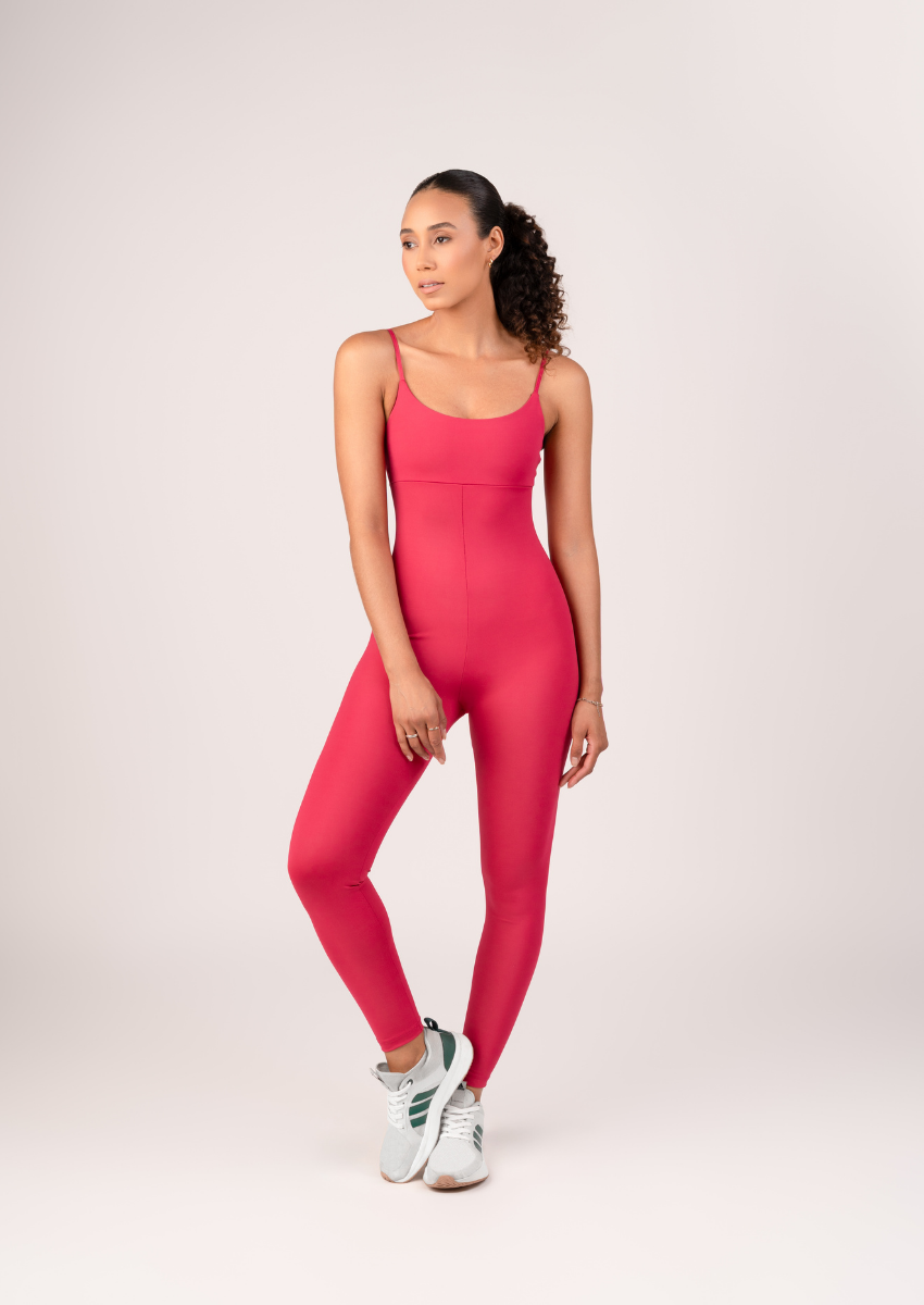 Macacão Shape Sculpt – Vermelho Premium