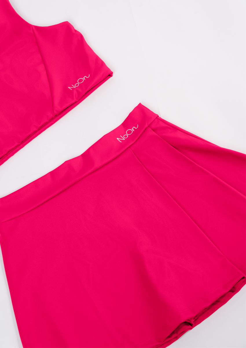 Top Essential ombro só AdaptFits Rosa Amarena ou Amarelo